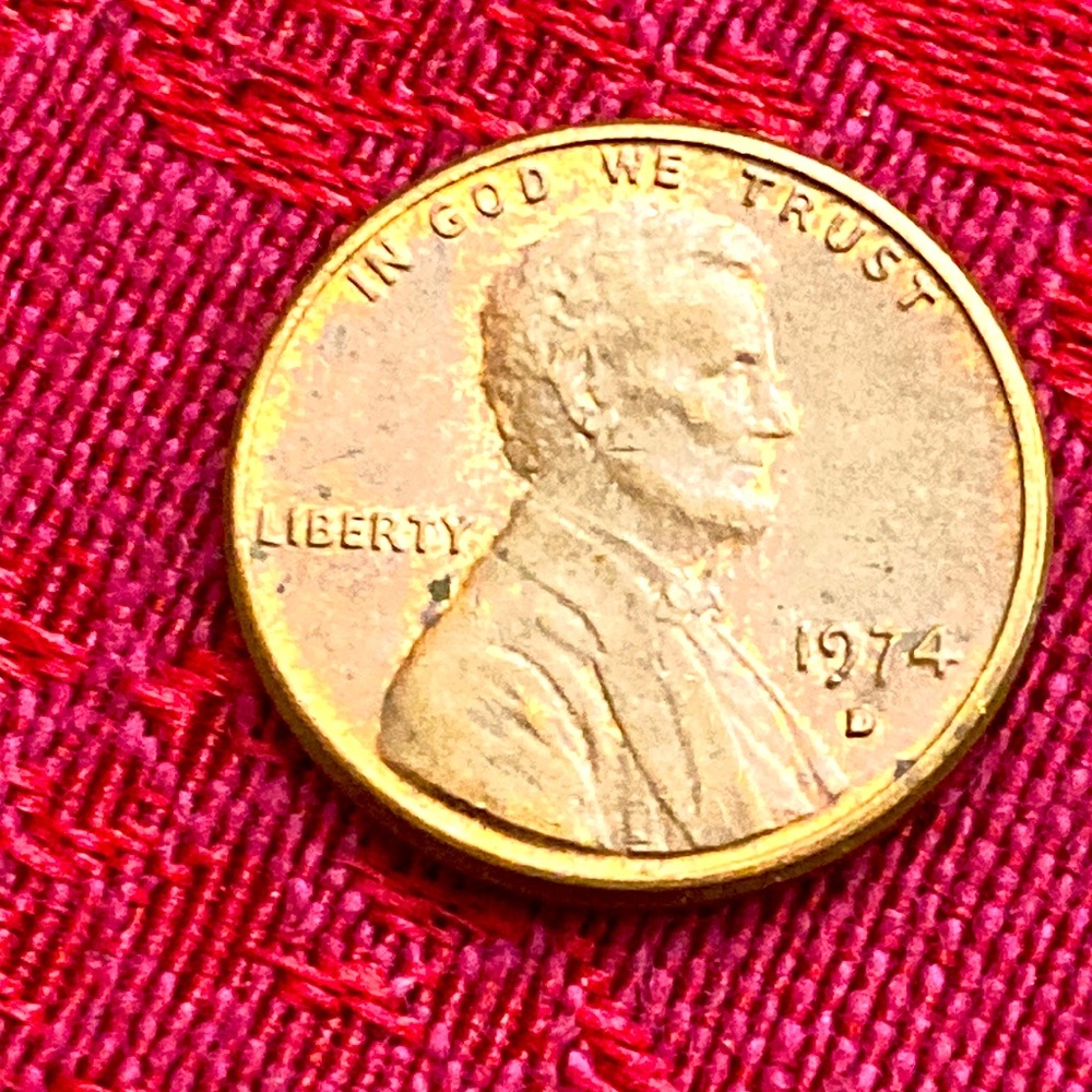 Vintage 1974 D One Cent USA
